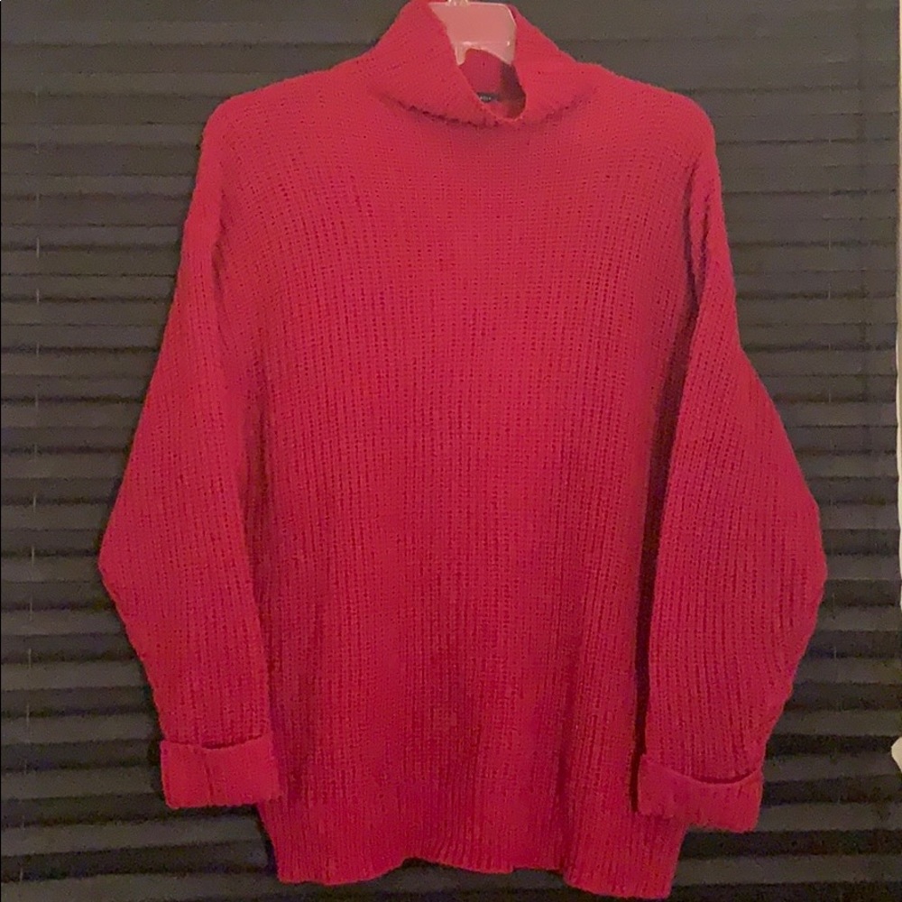 Oversized American Eagle Turtleneck Sweater